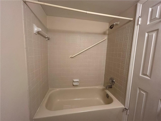 full bath featuring shower / bathtub combination