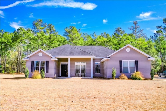 view of back of property