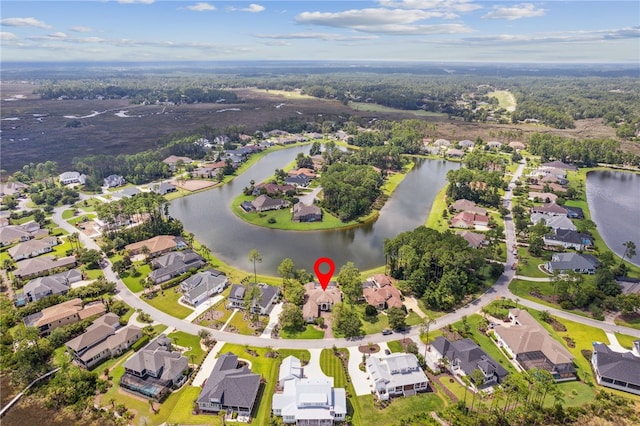 2491 Isles Of St Marys Way, Saint Marys, GA 31558 - aerial view of property's location featuring nearby suburban area and a large body of water