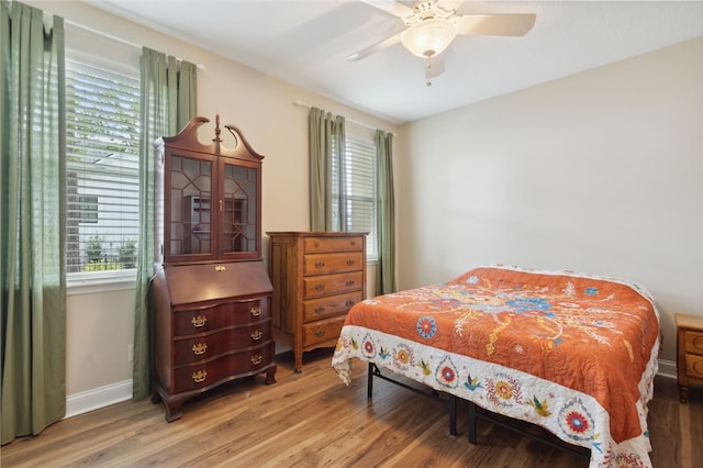 2491 Isles Of St Marys Way, Saint Marys, GA 31558 - bedroom featuring light wood-style floors and ceiling fan