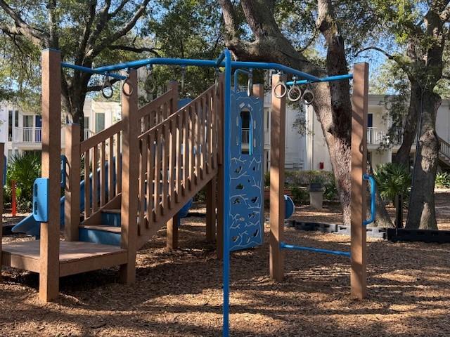 view of jungle gym