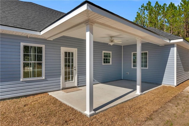 838 Old Ccc Rd, Brunswick, GA 31523 - view of patio featuring ceiling fan