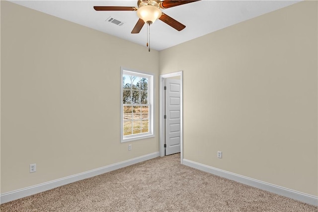 838 Old Ccc Rd, Brunswick, GA 31523 - carpeted empty room featuring ceiling fan