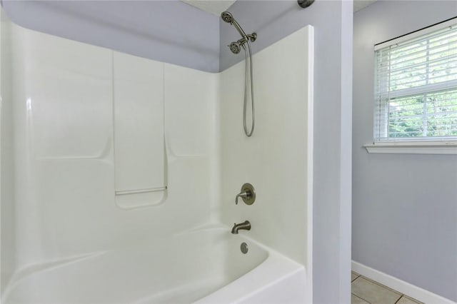 30 Bridgewater Way, Brunswick, GA 31525 - full bathroom with tile patterned floors, baseboards, and  shower combination