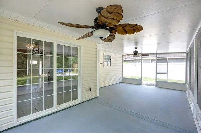 30 Bridgewater Way, Brunswick, GA 31525 - unfurnished sunroom with ceiling fan