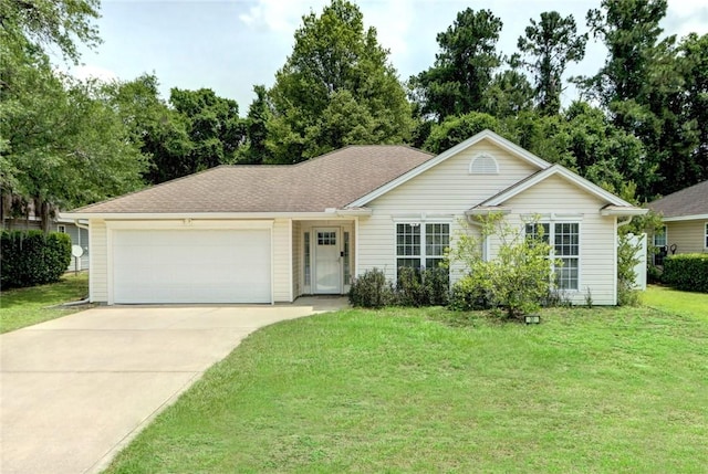30 Bridgewater Way, Brunswick, GA 31525 - single story home with a garage, driveway, and a front yard
