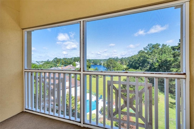 2306 Grand View Dr, Saint Simons Island, GA 31522 - balcony featuring a water view