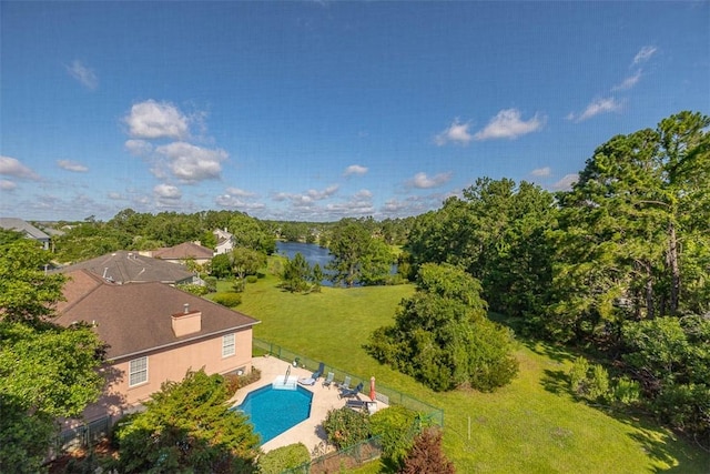 2306 Grand View Dr, Saint Simons Island, GA 31522 - bird's eye view of a pool area and a nearby body of water