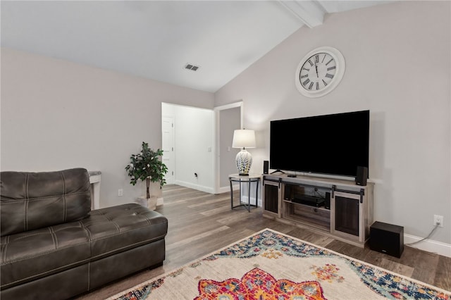 192 W Maple Ave, Kingsland, GA 31548 - living area with wood finished floors and baseboards