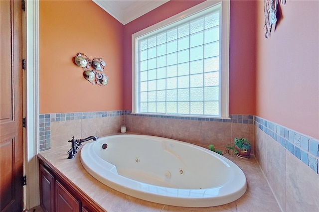 4949 Trudie Rd, Blackshear, GA 31516 - bathroom with healthy amount of natural light and a whirlpool tub