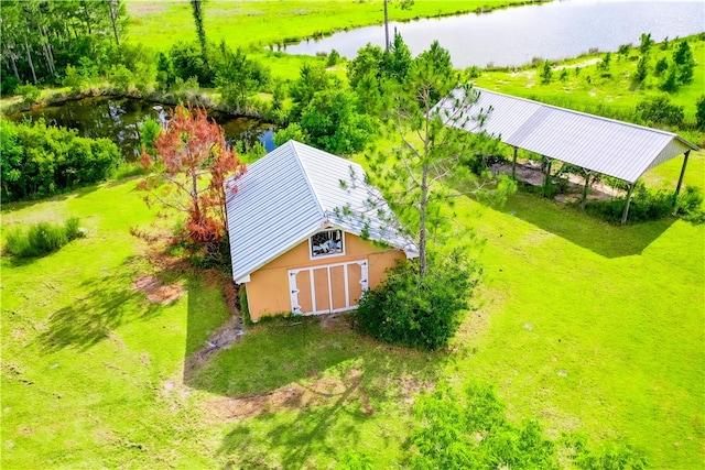 4949 Trudie Rd, Blackshear, GA 31516 - view from above of property with a large body of water