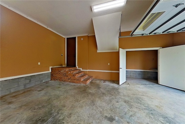 4949 Trudie Rd, Blackshear, GA 31516 - spare room featuring unfinished concrete floors