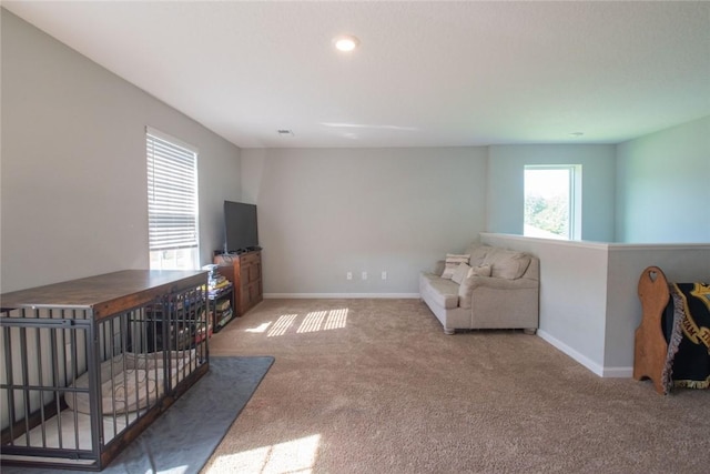 200 Pistachio Ln, Kingsland, GA 31548 - living area with carpet flooring and baseboards