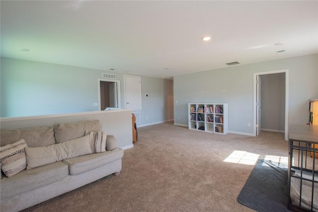 200 Pistachio Ln, Kingsland, GA 31548 - carpeted living area with baseboards and recessed lighting
