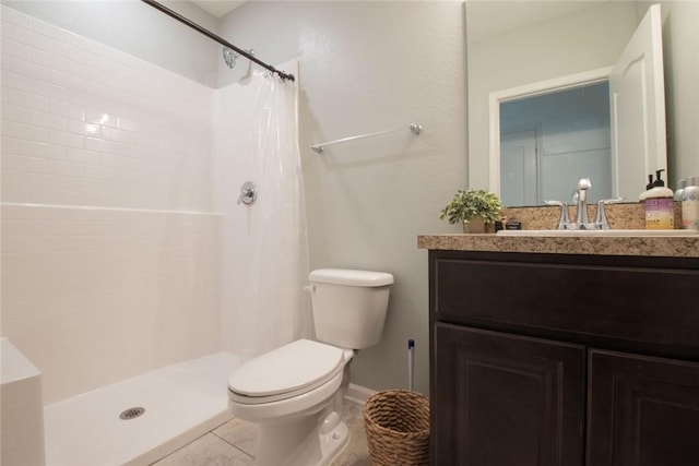 200 Pistachio Ln, Kingsland, GA 31548 - full bath featuring tile patterned floors, a tile shower, and vanity