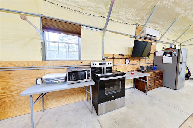 kitchen with stainless steel appliances