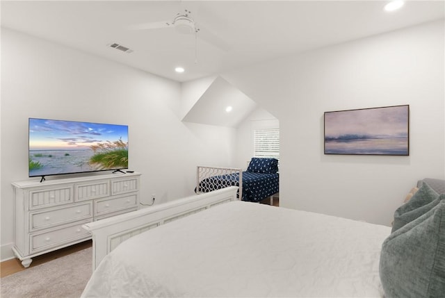 1153 Ocean Blvd, Saint Simons Island, GA 31522 - bedroom with recessed lighting, wood finished floors, and ceiling fan