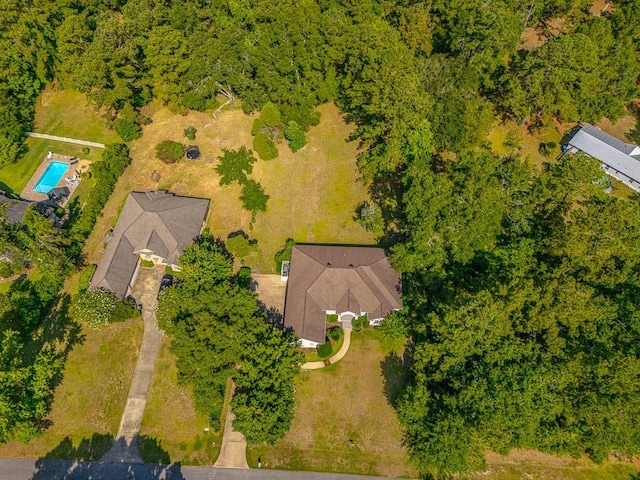 253 Winding Trl, Brunswick, GA 31523 - bird's eye view of a pool area
