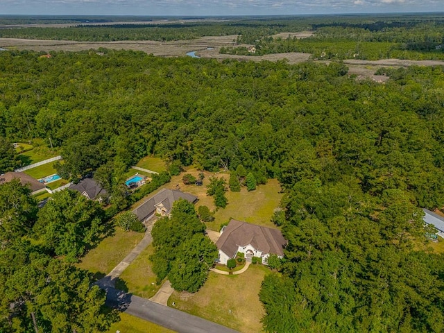 253 Winding Trl, Brunswick, GA 31523 - aerial overview of property's location featuring a heavily wooded area