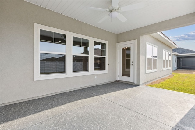 177 Verano St, Kingsland, GA 31548 - view of patio / terrace featuring a ceiling fan