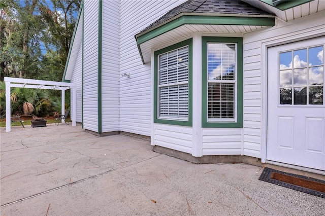 exterior space featuring a patio area