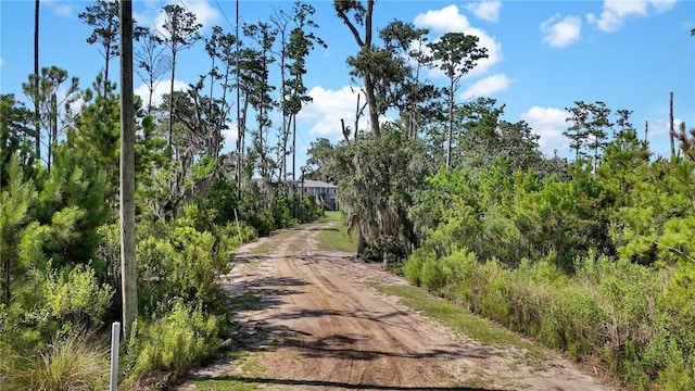 view of road