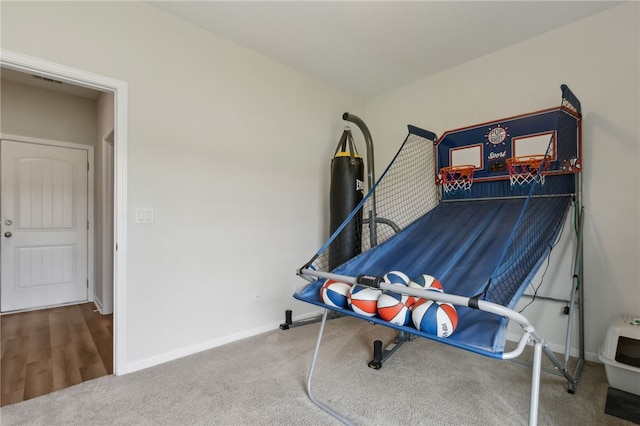 259 Daniel Trent Way, Kingsland, GA 31548 - playroom with baseboards and carpet