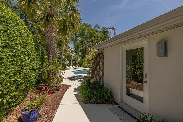 4218 Fifth St, Saint Simons Island, GA 31522 - view of patio featuring an outdoor pool