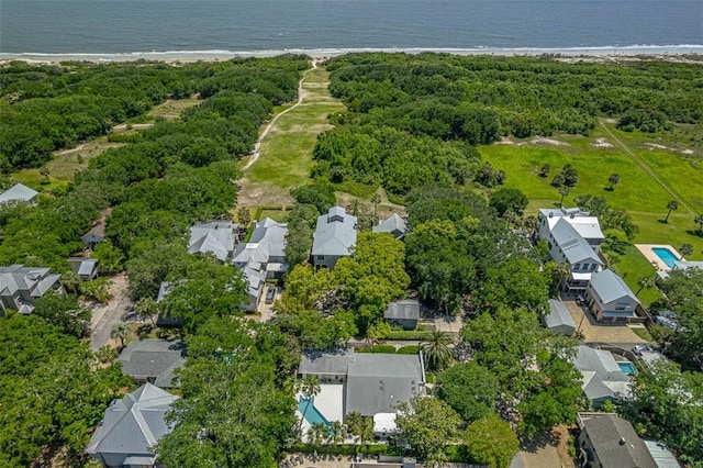 4218 Fifth St, Saint Simons Island, GA 31522 - aerial perspective of suburban area with a large body of water
