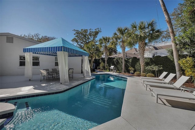 pool featuring a patio