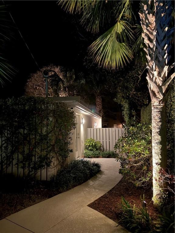 4218 Fifth St, Saint Simons Island, GA 31522 - view of yard with fence