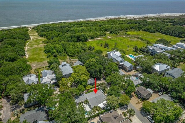 4218 Fifth St, Saint Simons Island, GA 31522 - view of property location featuring a large body of water and nearby suburban area