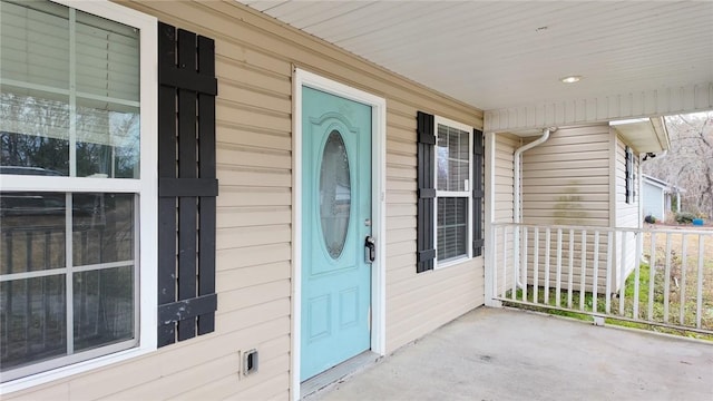 view of entrance to property