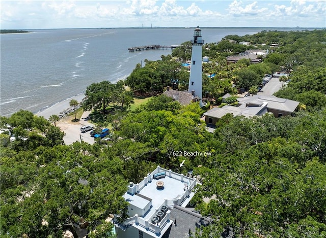622 Beachview Dr, Saint Simons Island, GA 31522 - drone / aerial view of a large body of water