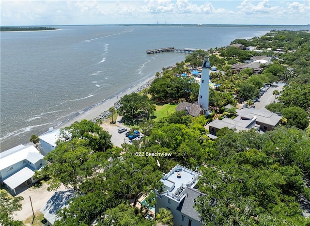 622 Beachview Dr, Saint Simons Island, GA 31522 - drone / aerial view of a nearby body of water