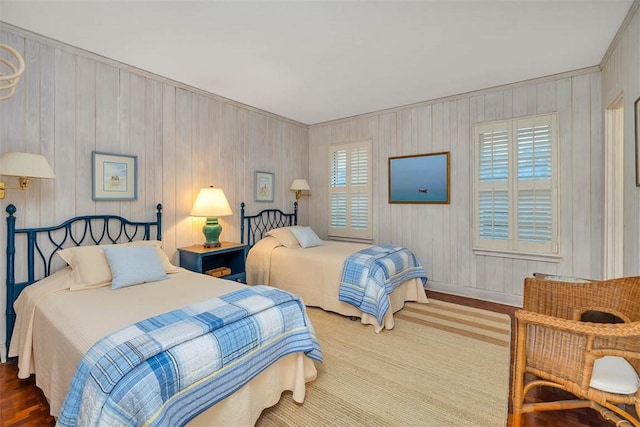 bedroom featuring multiple windows