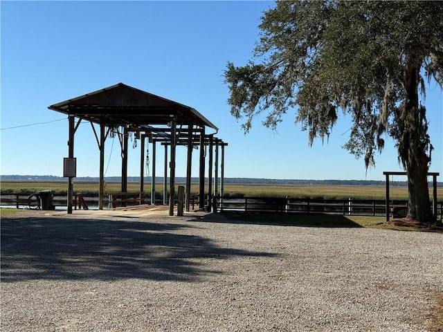 view of property's community featuring a rural view