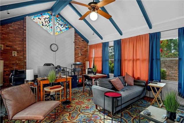 1001 Coral Rd, Waycross, GA 31501 - view of patio featuring a ceiling fan