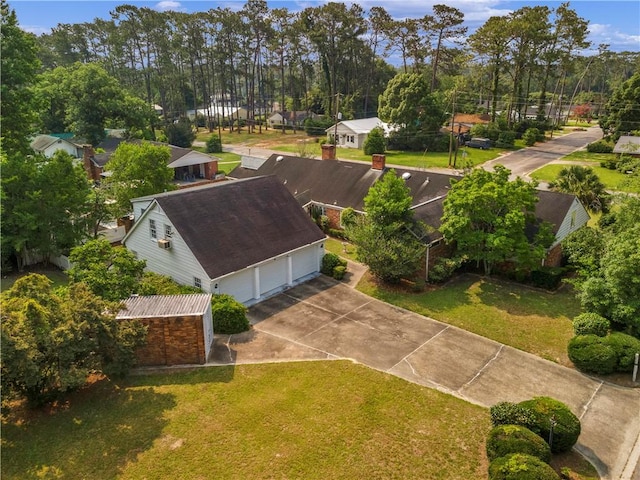 1001 Coral Rd, Waycross, GA 31501 - aerial perspective of suburban area with a tree filled landscape
