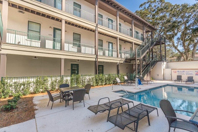 400 Ocean Blvd Unit 2207, Saint Simons Island, GA 31522 - community pool featuring stairs and a patio area