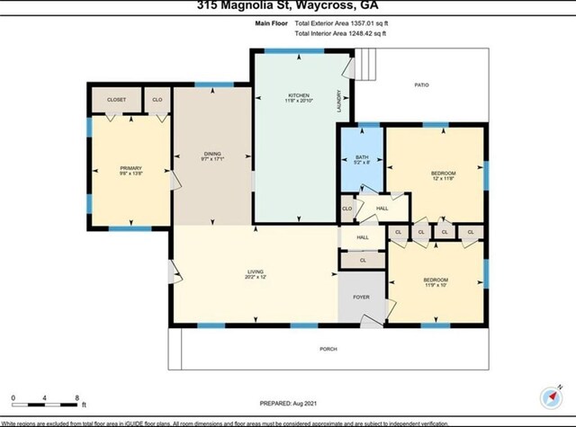 315 Magnolia St, Waycross, GA 31501 - view of layout