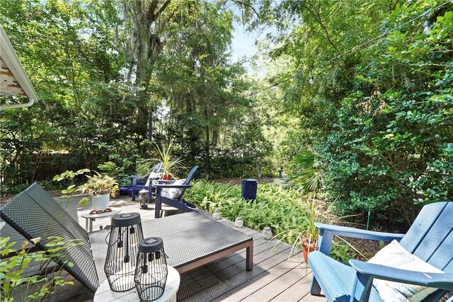 219 Abbott Ln, Saint Simons Island, GA 31522 - deck featuring a patio