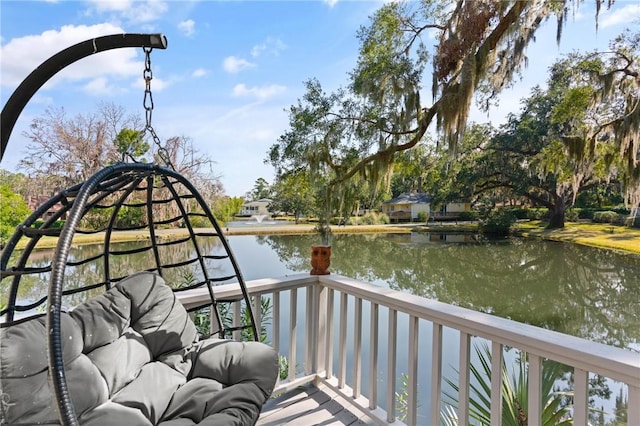 669 N Golf Villas, Saint Simons Island, GA 31522 - wooden terrace with a water view