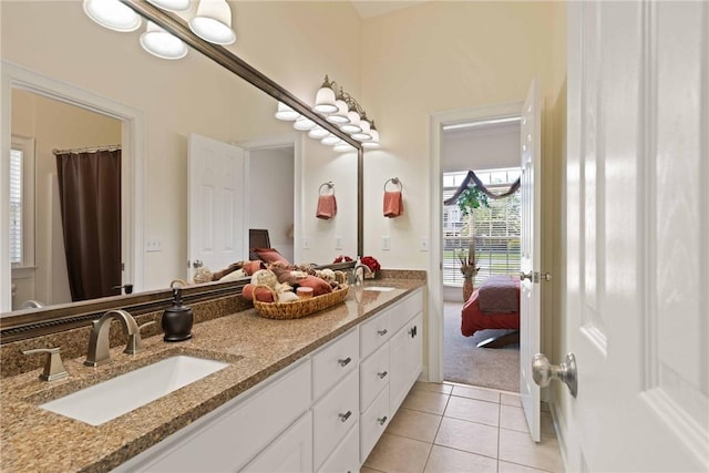 106 Hickory Pne, Brunswick, GA 31523 - bathroom featuring tile patterned flooring, double vanity, and ensuite bath