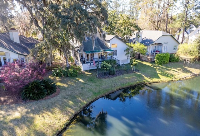 403 Indigo, Saint Simons Island, GA 31522 - birds eye view of property with a water view