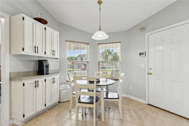 dining room featuring light tile patterned floors