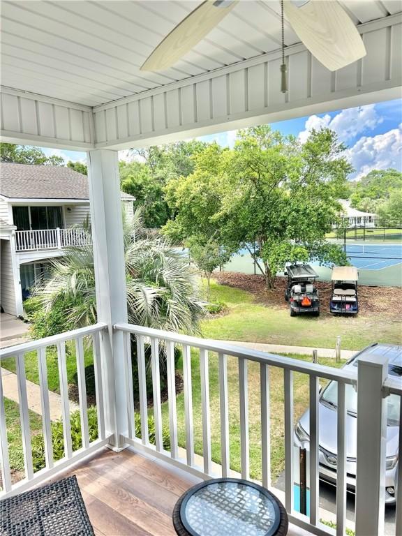 850 Mallery St Unit 4S, Saint Simons Island, GA 31522 - view of balcony