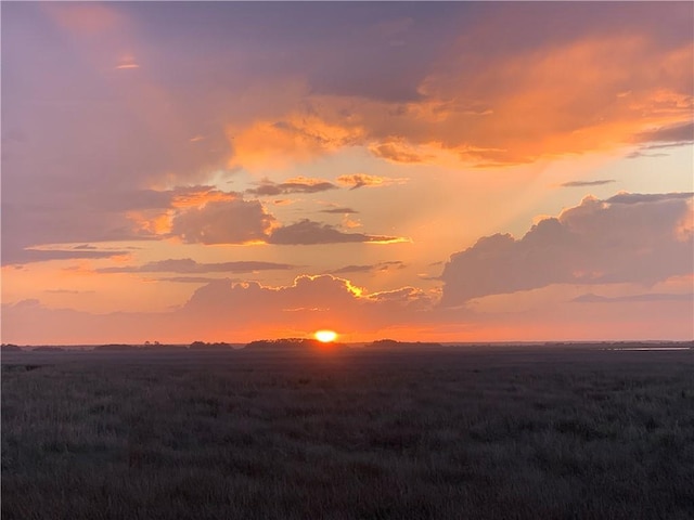 view of nature at dusk