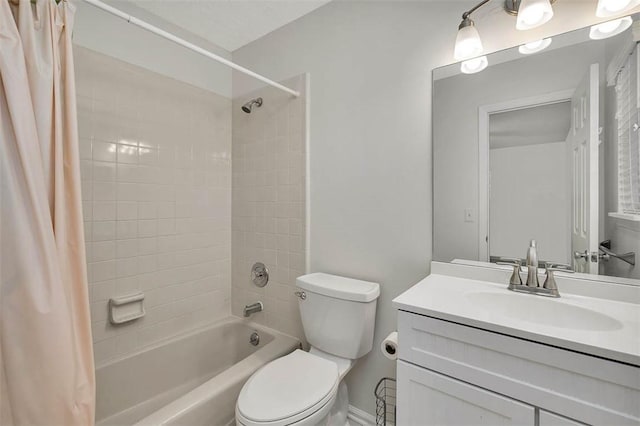 239 Georgia St, Saint Simons Island, GA 31522 - bathroom with shower / bath combo with shower curtain and vanity