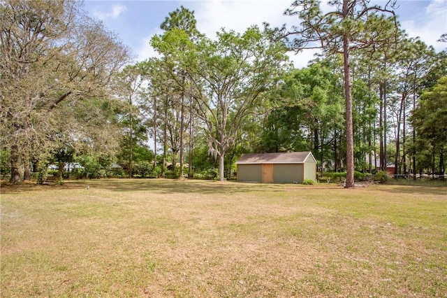 265 Traders Hill Rd, Folkston, GA 31537 - view of yard with a shed and an outbuilding